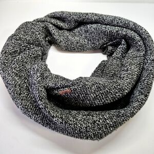 TOMS x Target Collab Black Heathered Infinity Cashmere Blend Knit Scarf Unisex